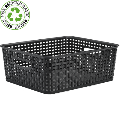 Fletkurv sort 10 ltr.