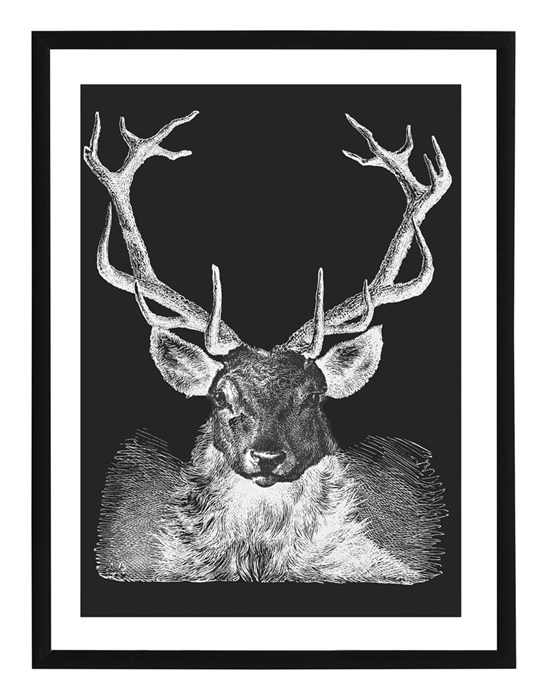 Ramme 18×24 cm – sort plast