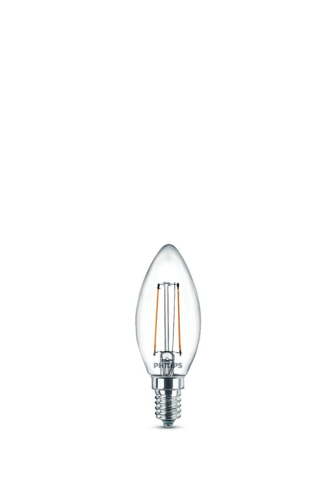 LED Glas kerte filament 25W E27 WW ND 2-pak BOX