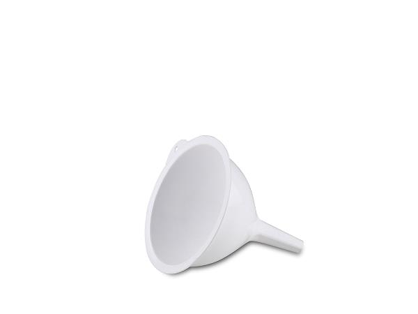 Tragt       12cm   Plast  Hvid