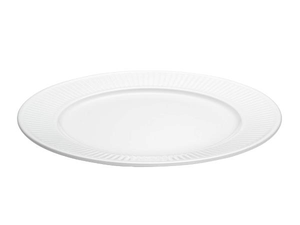 Plissé tallerken middag 28 cm