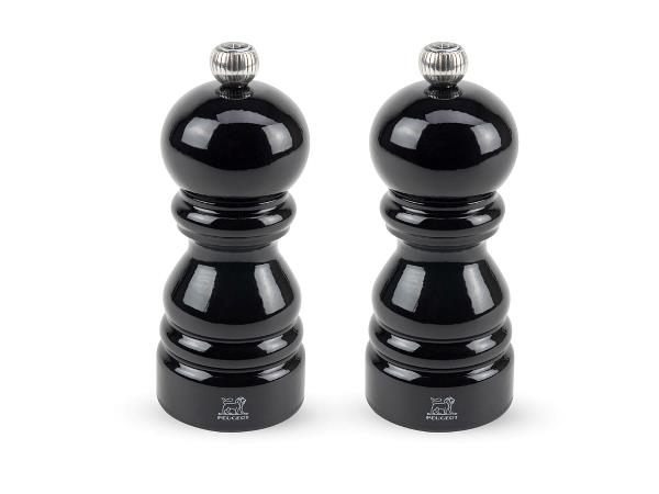 Peugeot Paris salt- og peberkværn 12 cm sæt Sort lak